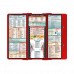 WhiteCoat Clipboard® Trifold - Red Physical Therapy Edition